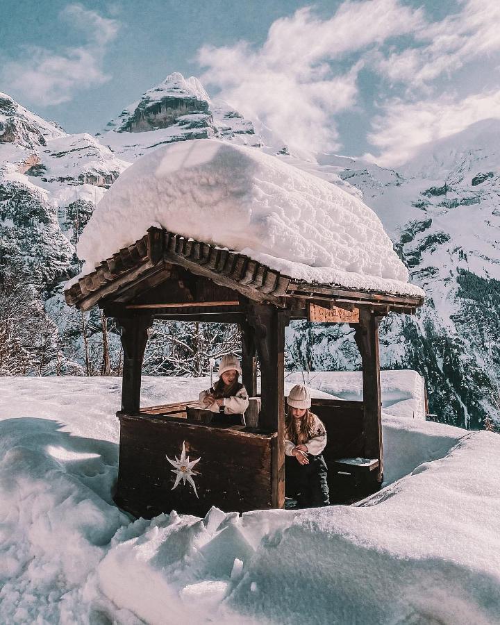 Mountain Hostel Gimmelwald Wengen Luaran gambar