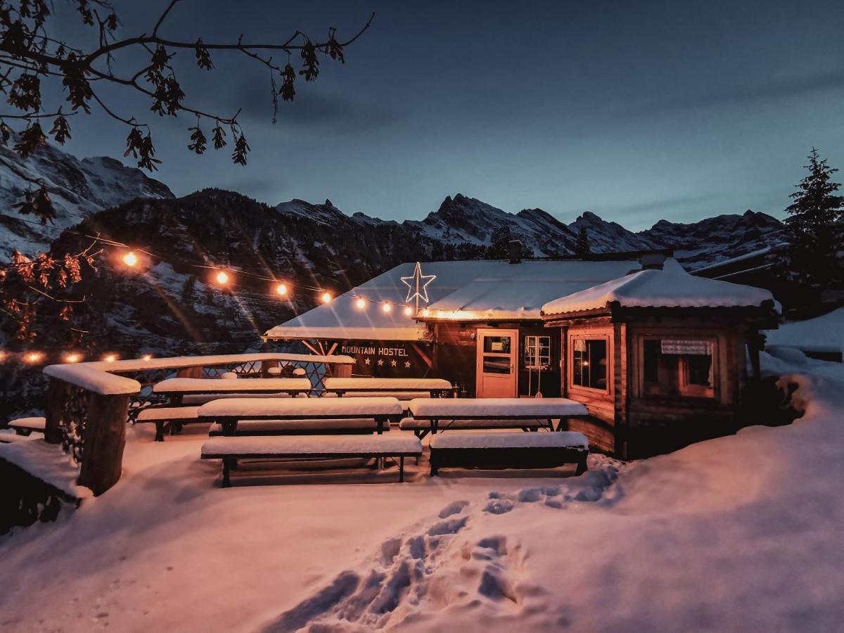 Mountain Hostel Gimmelwald Wengen Luaran gambar